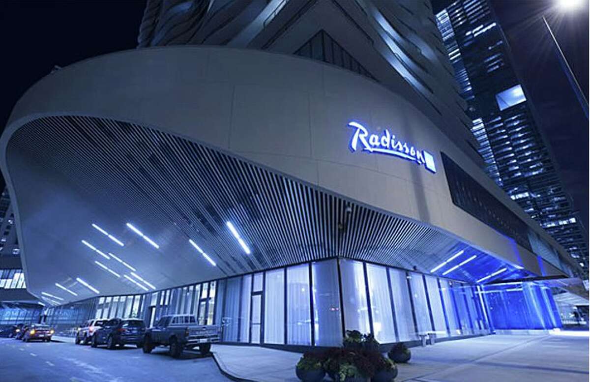 The Radisson Blu Aqua hotel in Chicago.
