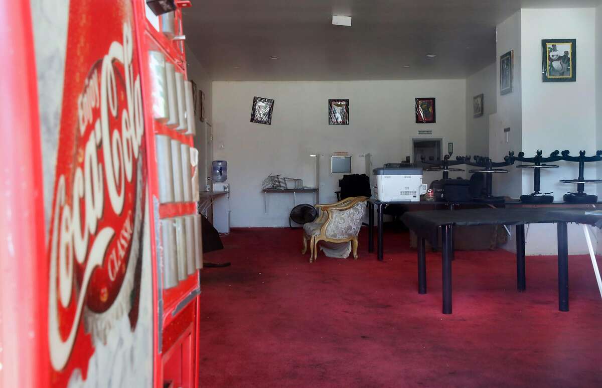 A view through the front window of 4182 Mission St. in San Francisco, Calif., on Mon. Mar. 5, 2018. San Francisco City Attorney Dennis Herrera has filed a lawsuit on Monday against the building owners and operators of 4182 Mission St., an alleged Excelsior District gambling den known as the Silver Shack.