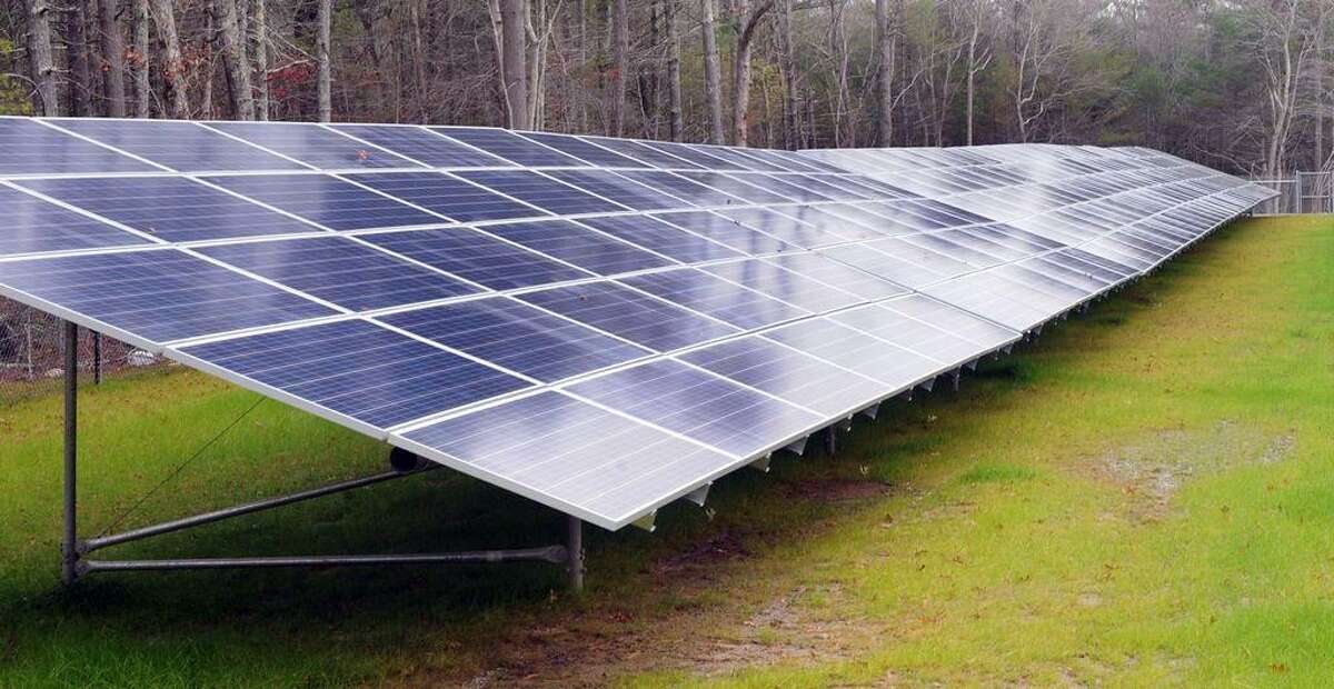 A solar array developed by Clean Energy Collective, in Westport, Mass.