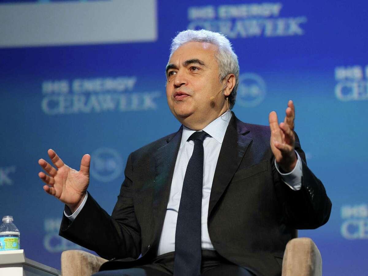 Fatih Birol, Executive Director of the International Energy Agency HE answers a question during a talk titled "Energy Markets in Turmoil: The Shape of Things to Come" during CERA conference at Hilton Americas on Monday, Feb. 22, 2016, in Houston. ( Elizabeth Conley / Houston Chronicle )
