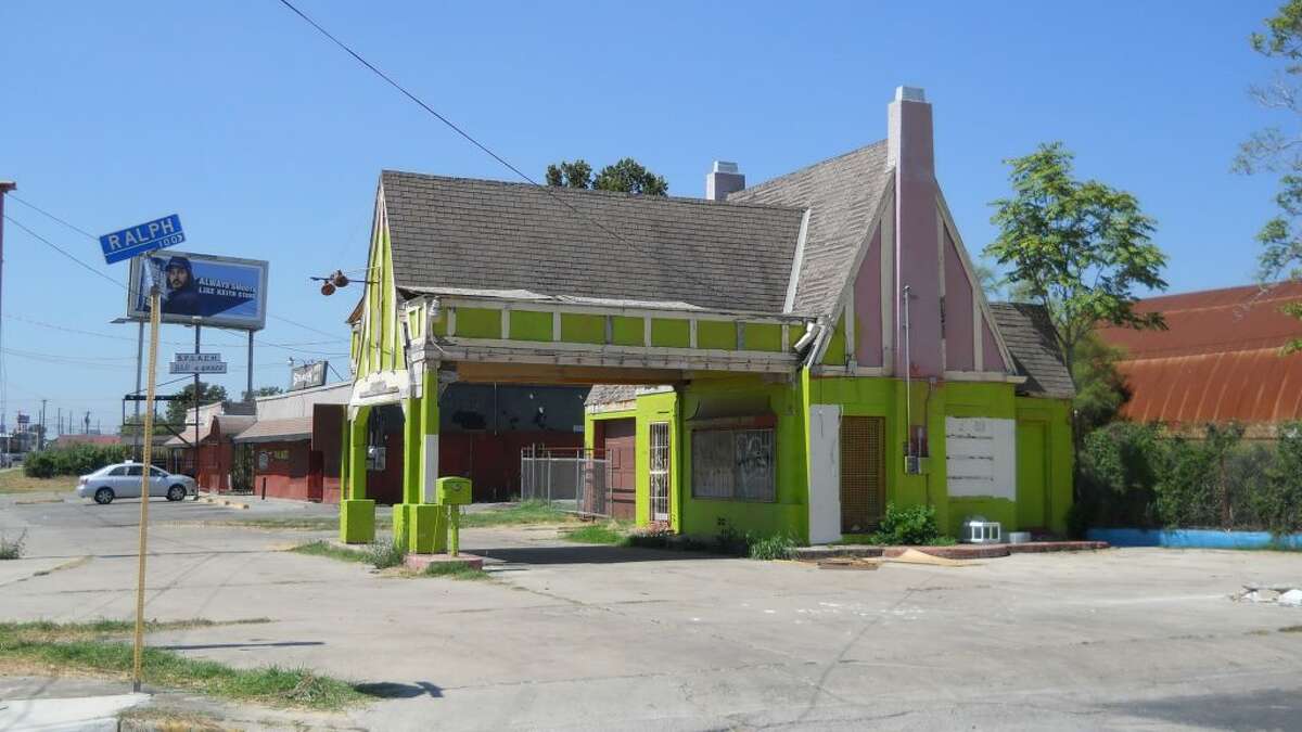The gas station seen here in 2012.