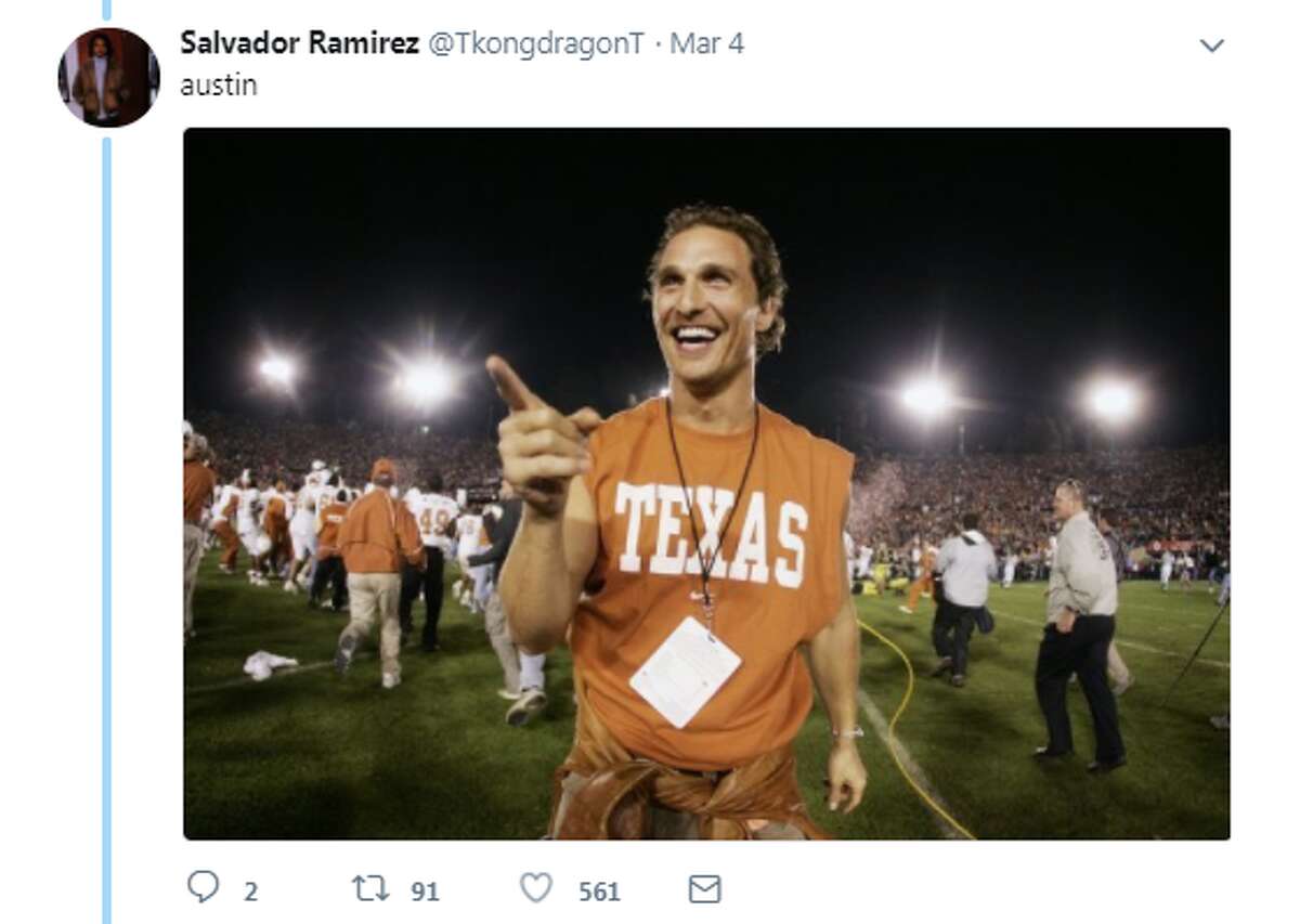 Texas Humor shows how Matthew McConaughey embodies major Texas cities