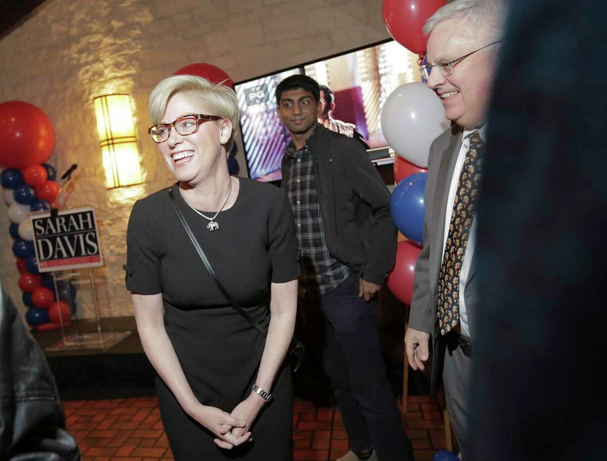 Texas Rep. Sarah Davis, R-West University Place, shown here in March 2018, announced her support Wednesday for an anti-discrimation bill in the next Texas legislative session. ( Elizabeth Conley / Houston Chronicle )