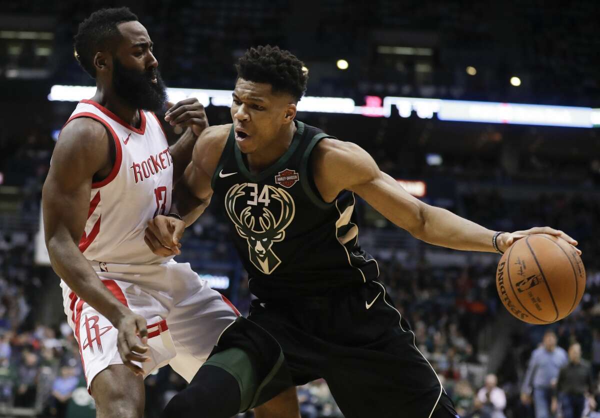 PHOTOS: The best Internet reactions to James Harden's comments about the NBA's reigning MVP The Rockets' James Harden didn't think Giannis Antetokounmpo's jokes at the NBA All-Star Game draft was funny, and he fired back about it on ESPN on Friday. Browse through the photos above for a look at some of the Internet's funniest reactions to James Harden firing back at Giannis Antetokounmpo ...