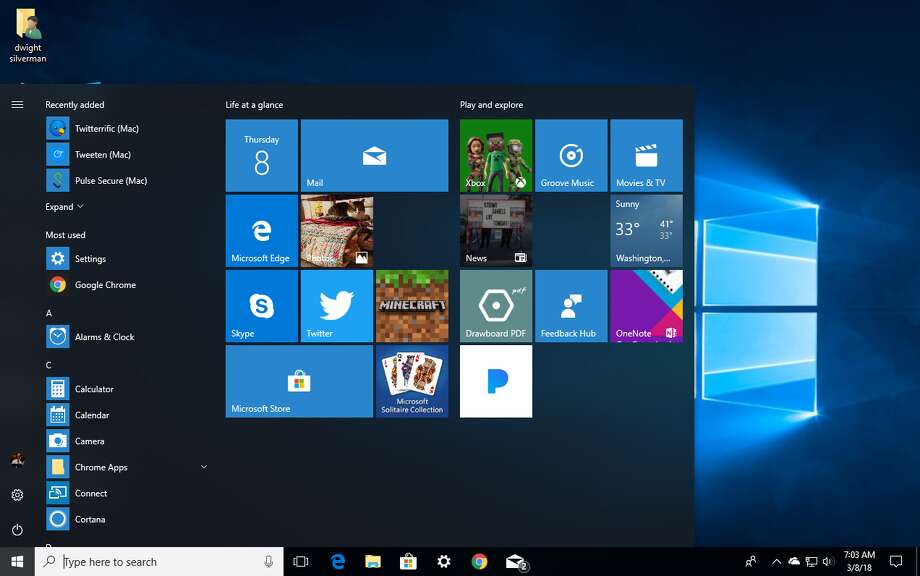 Every version of Windows 10 will soon get a streamlined "S" mode. Photo: Chronicle Screenshot, Microsoft