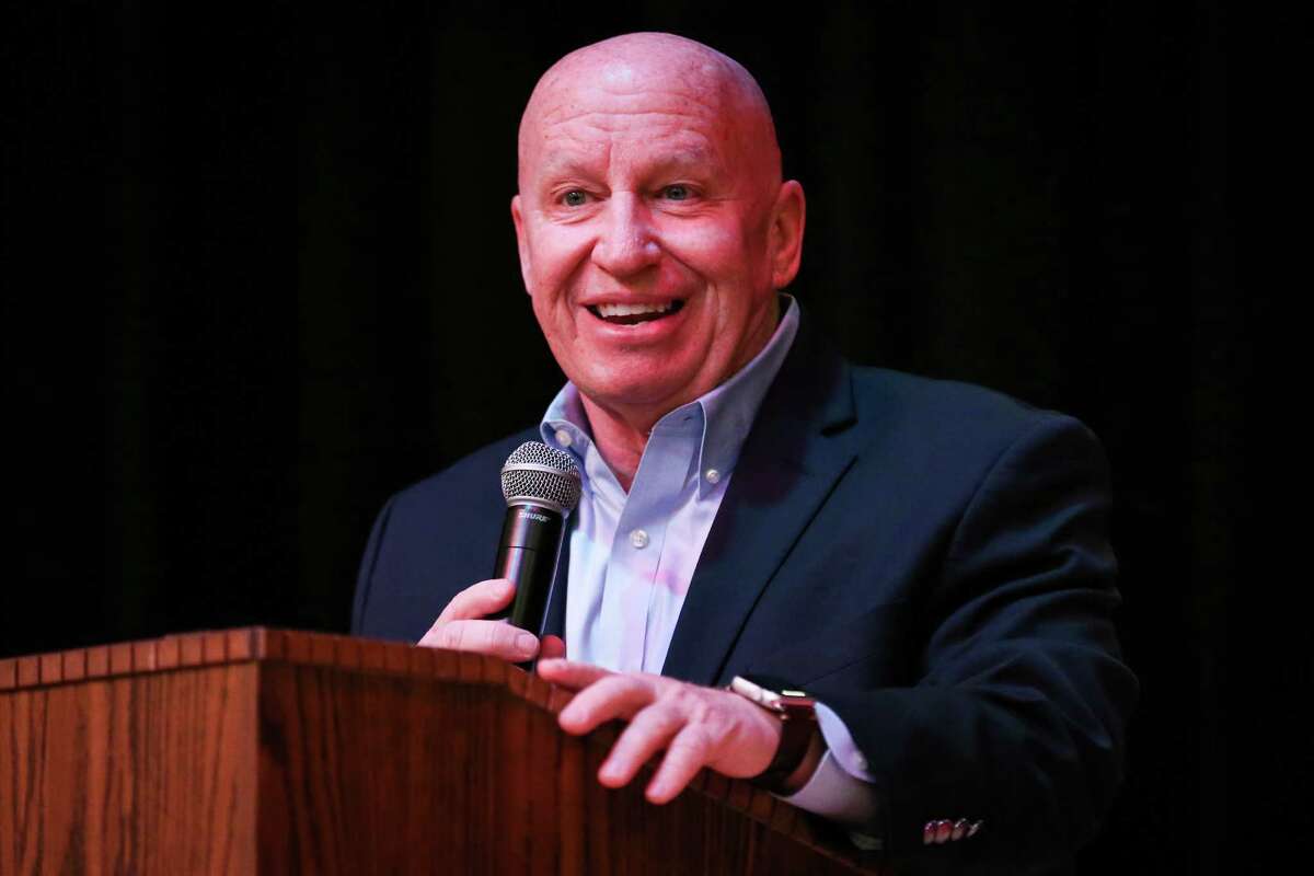 U.S. Rep. Kevin Brady, R-The Woodlands, speaks during the Public Republican Candidate Forum Monday, Jan. 15, 2018.
