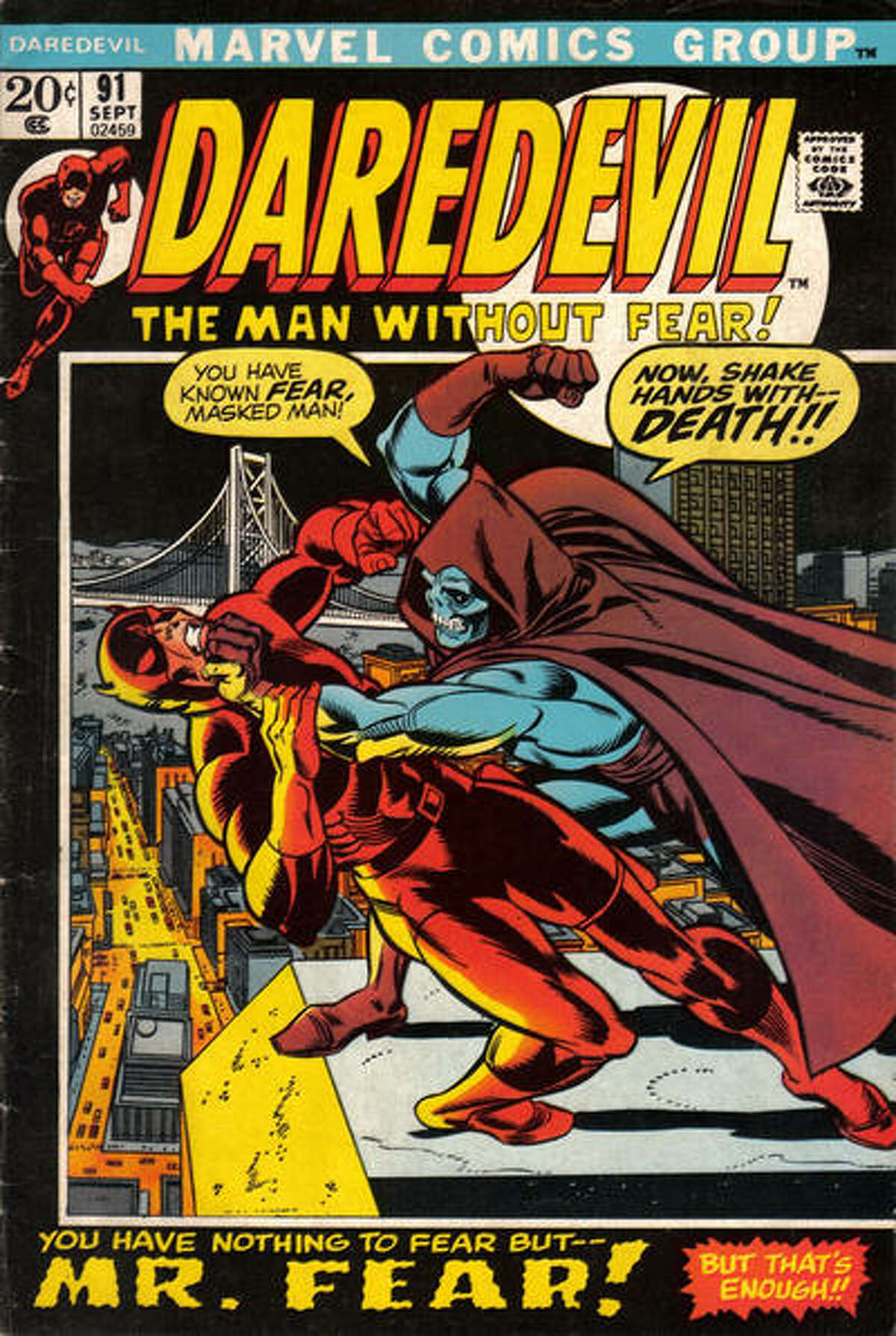 These comic book heroes all appeared in San Francisco These comic book heroes all appeared in San Francisco