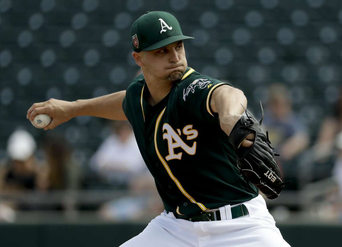 A’s Kendall Graveman gives Angels a sneak peak