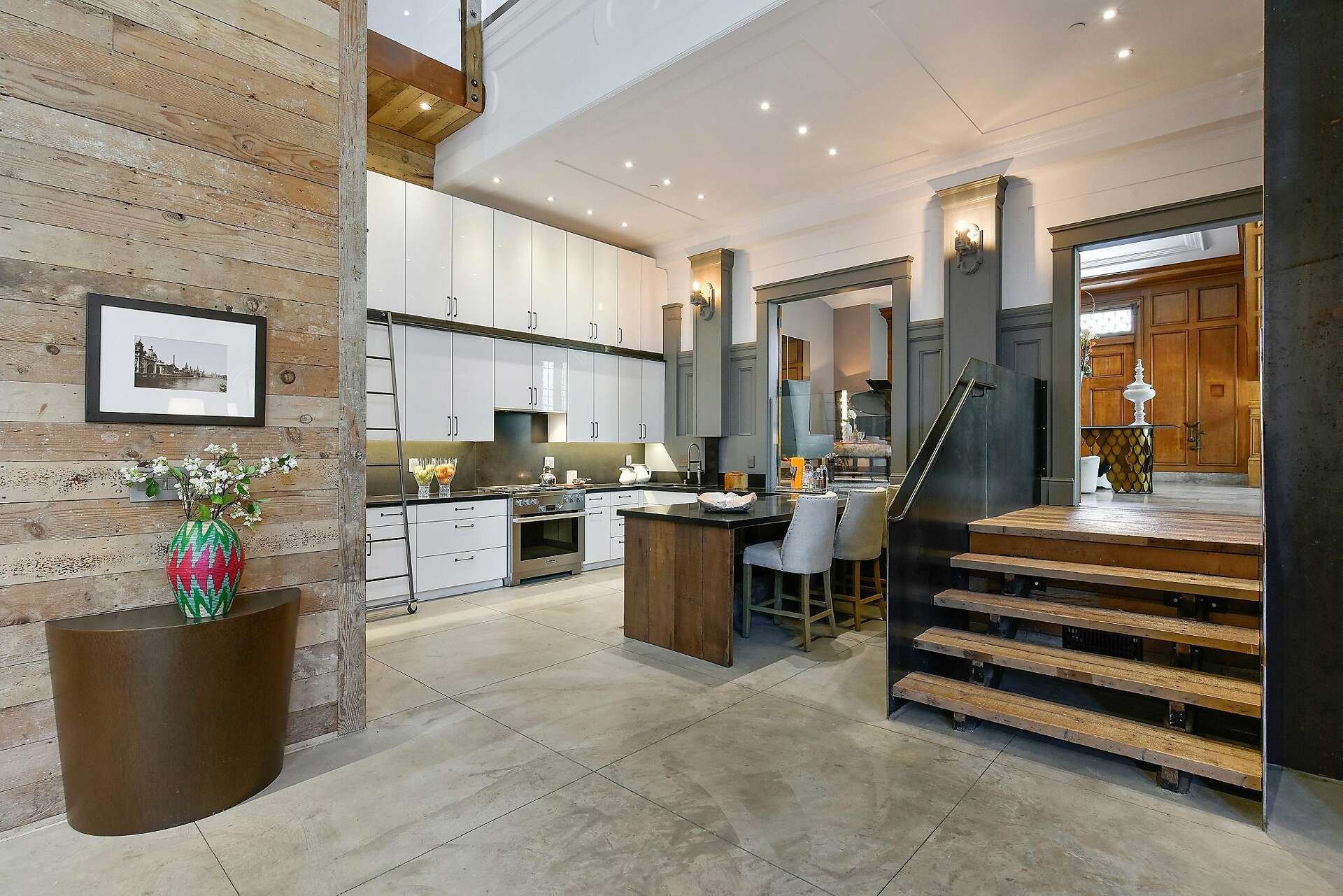 Former church now decadent townhome in Dolores Heights