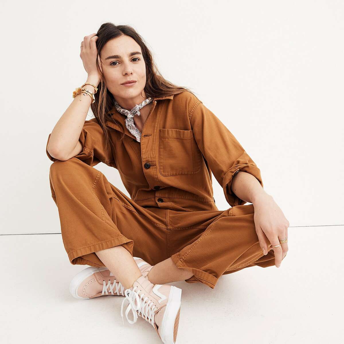 Mark Kolski�s one-of-a-kind vintage reconstructed jumpsuits speak to the Madewell woman�artful, timelessly cool, and a bit of a tomboy ($175-$350, Madewell, 850 Market Street, S.F.)