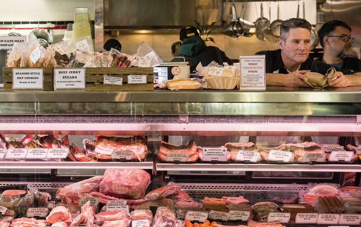 Golden Gate Meat Company seen inside the Ferry Building Saturday, March 3, 2018 in San Francisco, Calif.