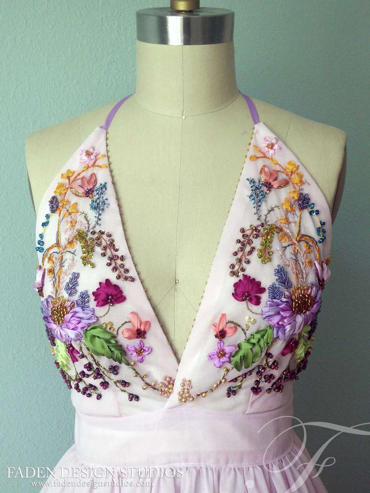Woodlands designer makes dress worn at Academy Awards
