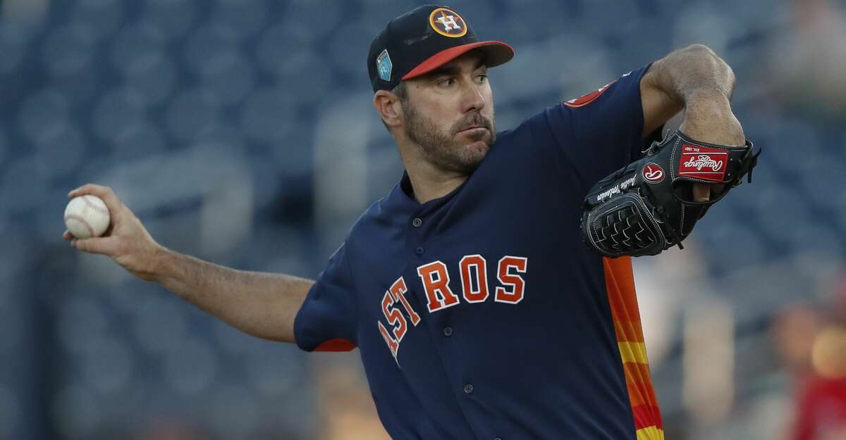 Justin Verlander in midseason form at Astros spring training