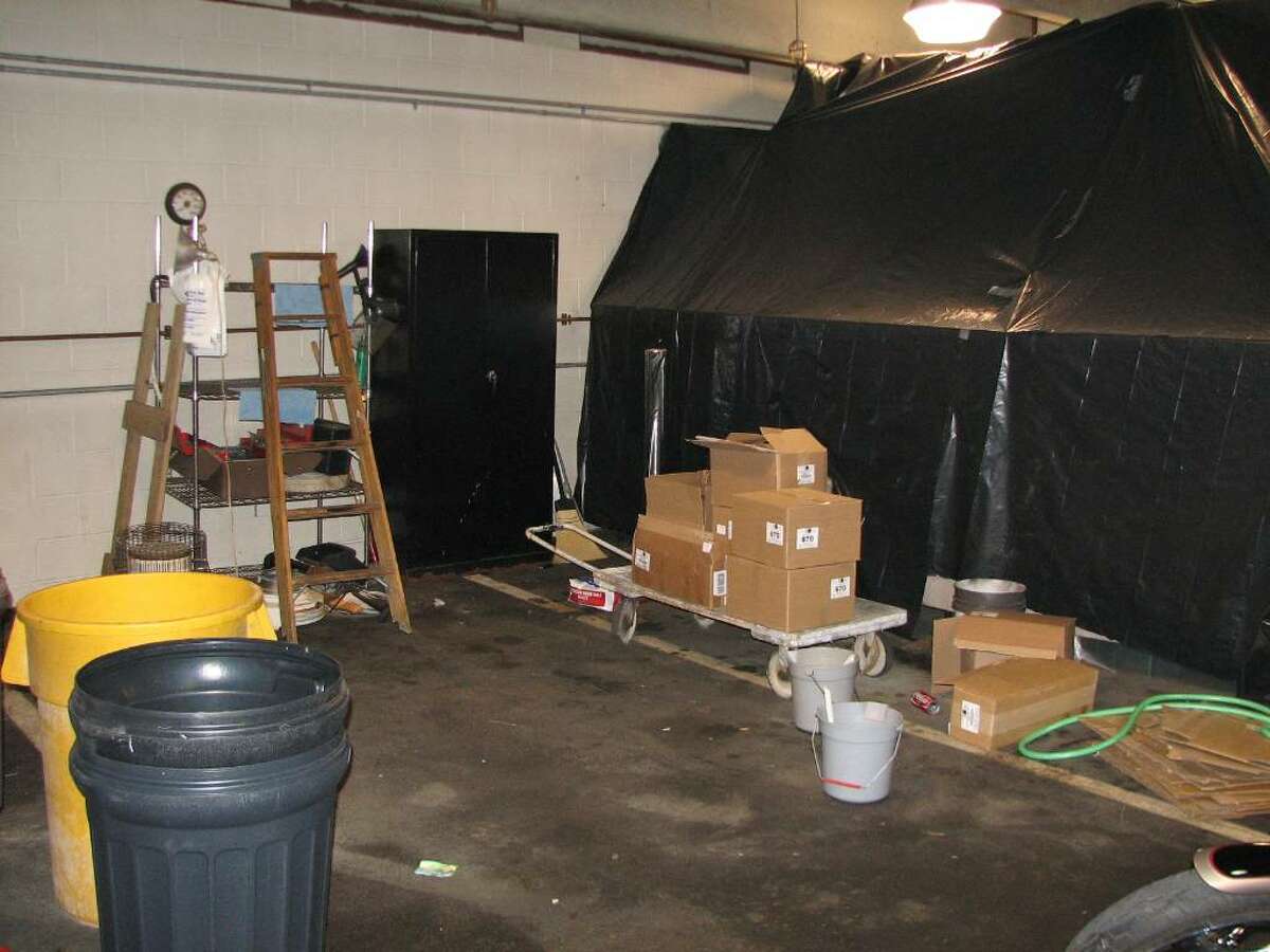 An exterior shot of the so-called "man cave" where to state workers allegedly smoked pot and partied on state time. (New York State Police photo )