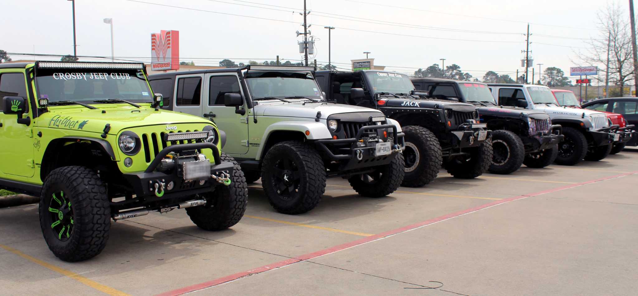 Crosby club bonds over love of Jeeps