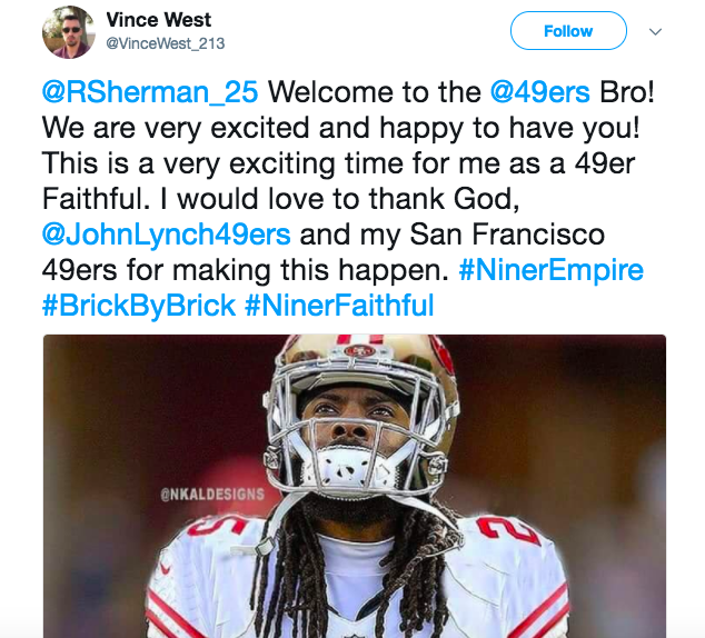 The Tip' is history in Seattle as Richard Sherman works to unblock 49ers  fans on Twitter – GeekWire