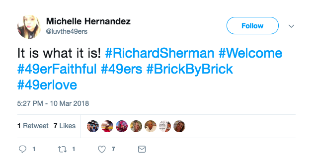 The Tip' is history in Seattle as Richard Sherman works to unblock 49ers  fans on Twitter – GeekWire