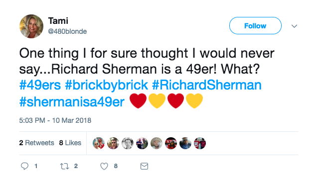 The Tip' is history in Seattle as Richard Sherman works to unblock 49ers  fans on Twitter – GeekWire