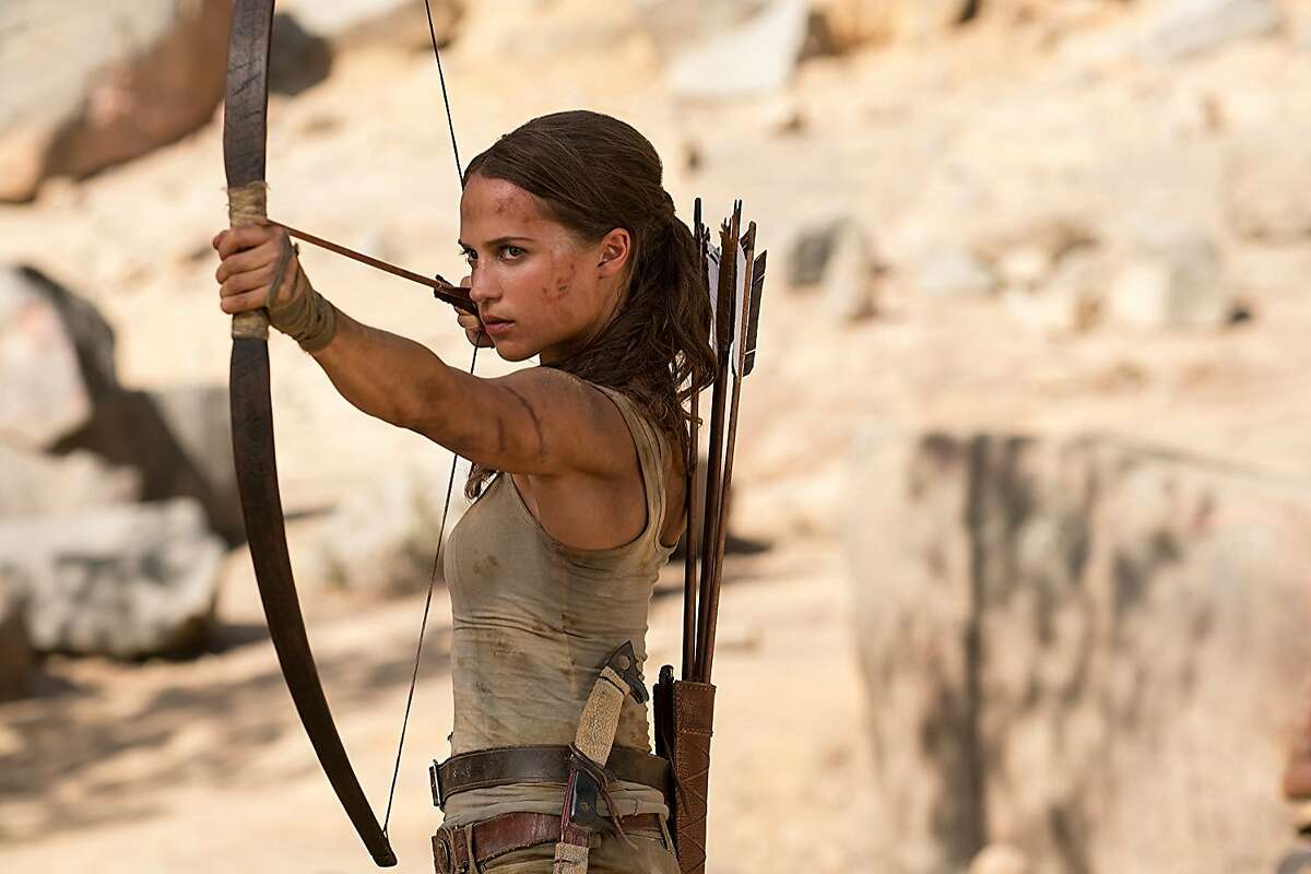 Alicia Vikander in 'Tomb Raider'