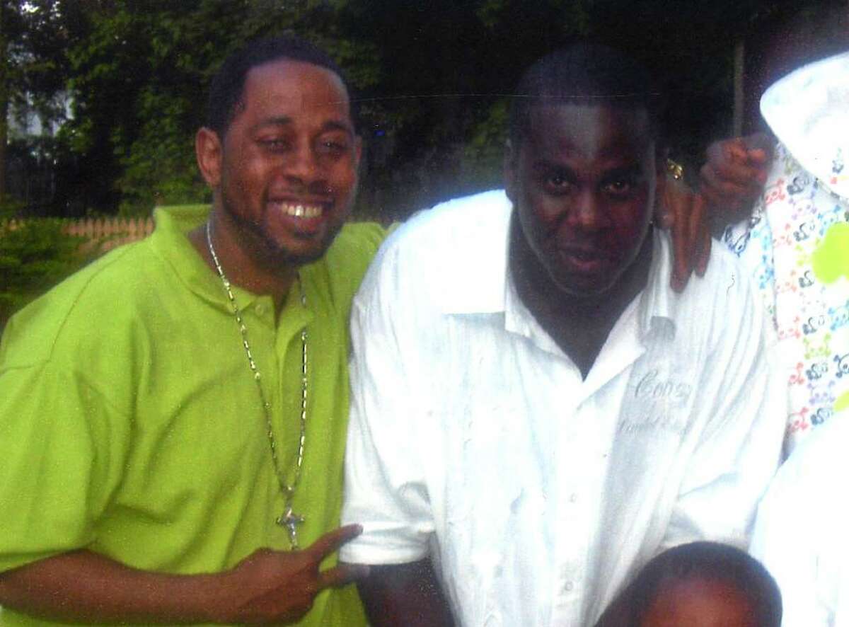 Frank Thompson, left, with Henry Ferrell, who was killed in Albany Sunday. (Courtesy Frank Thompson)
