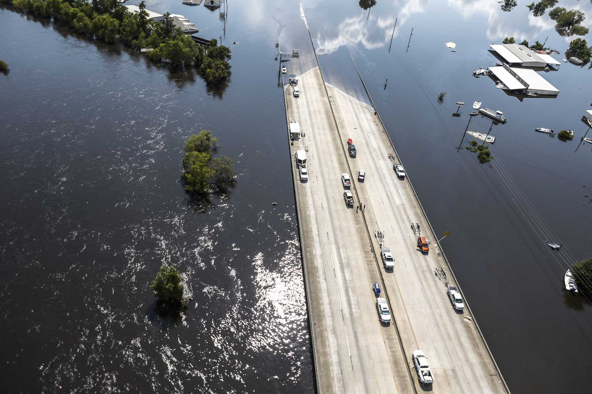 Orange County Residents Corps Of Engineers Battle Over Harvey Flood