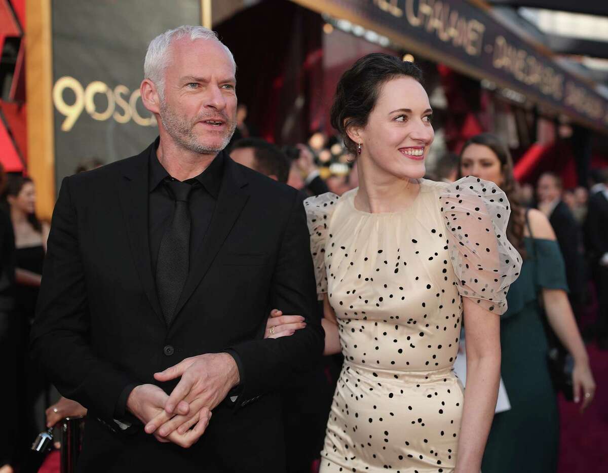 HOLLYWOOD, CA - MARCH 04: Martin McDonagh (L) and Phoebe Waller Bridge attend the 90th Annual Academy Awards at Hollywood & Highland Center on March 4, 2018 in Hollywood, California.