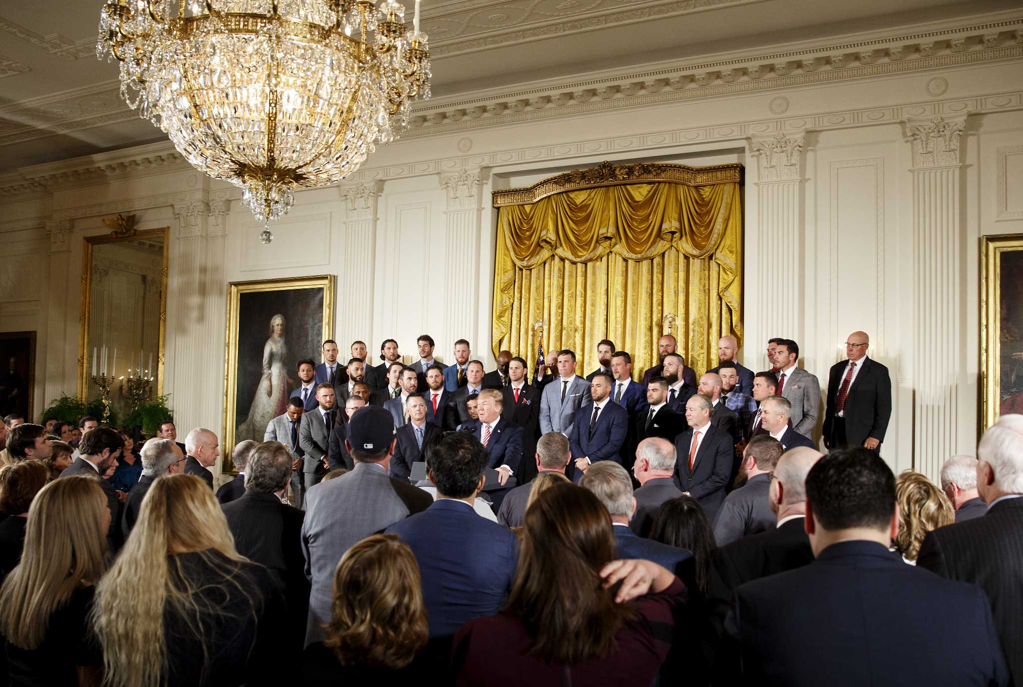 Astros' White House Drama — Jose Altuve's Death Stare, Carlos Correa's  Rightful Skip and Mattress Mack's Joy: Hanging with Donald Trump Brings  Unexpected Surprises