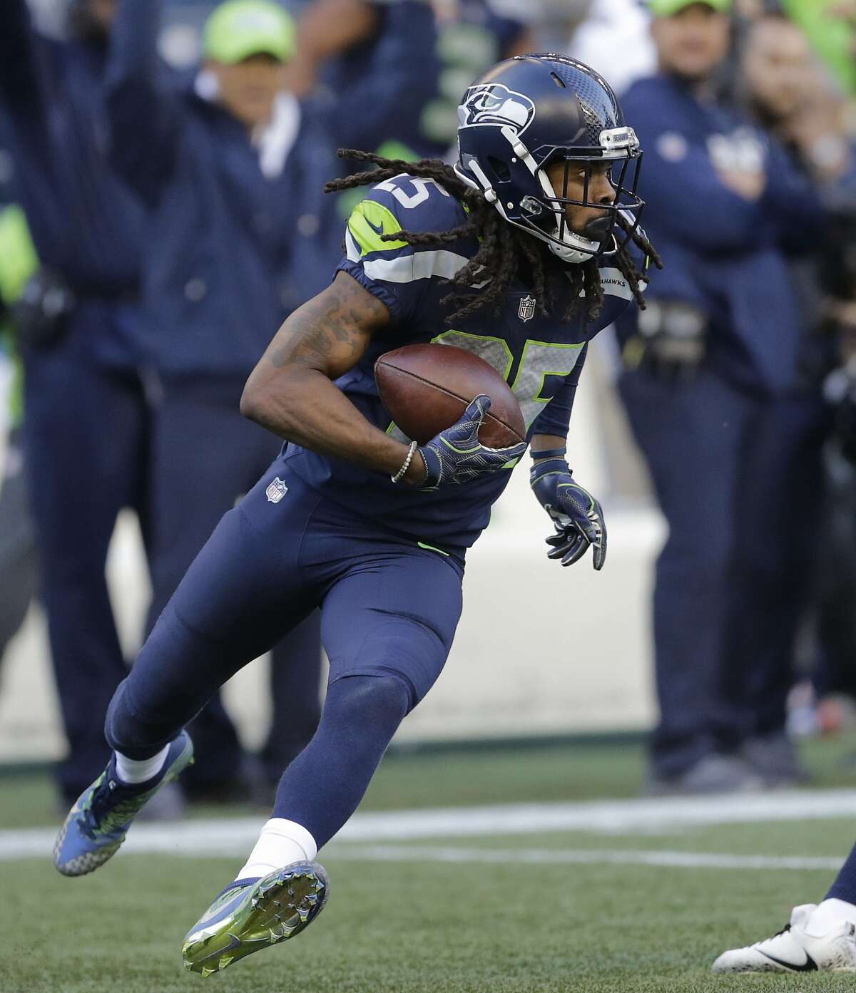 Do you have any regrets about Sherman’s fallout with the team?  Wagner: “Obviously, I was hoping – you hope that you’re able to play a long time with the people that you came into this game with. I think for me, it was kind of like a cool situation for him because he ended up in San Francisco, where he went to college at and was still in California, where his family is close. He still has his house in Seattle so it’s not like I’m not ever going to ever see him ever again in life. From that standpoint, it was all love. You understand it’s a business and the team’s going to make the best decision for themselves and he’s going to make the best decision for him. Sometimes, it means parting ways. I don’t really have any regret or anything like that. For me, as a friend, it’s just being supportive and making sure at the end of the day, he’s happy.”