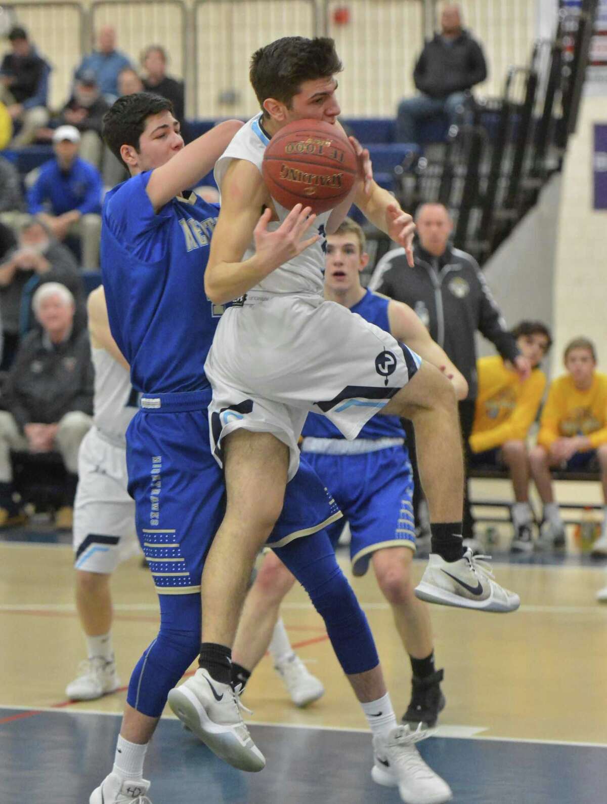 Boys Basketball Newtown gets Tallcouch his big win at Wilton; 21stseeded Hawks reach D2 semifinals
