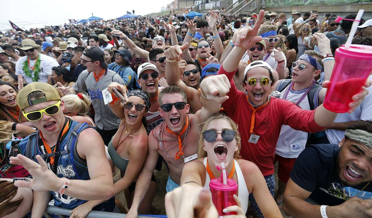 South Padre Island performers let loose for spring break in social