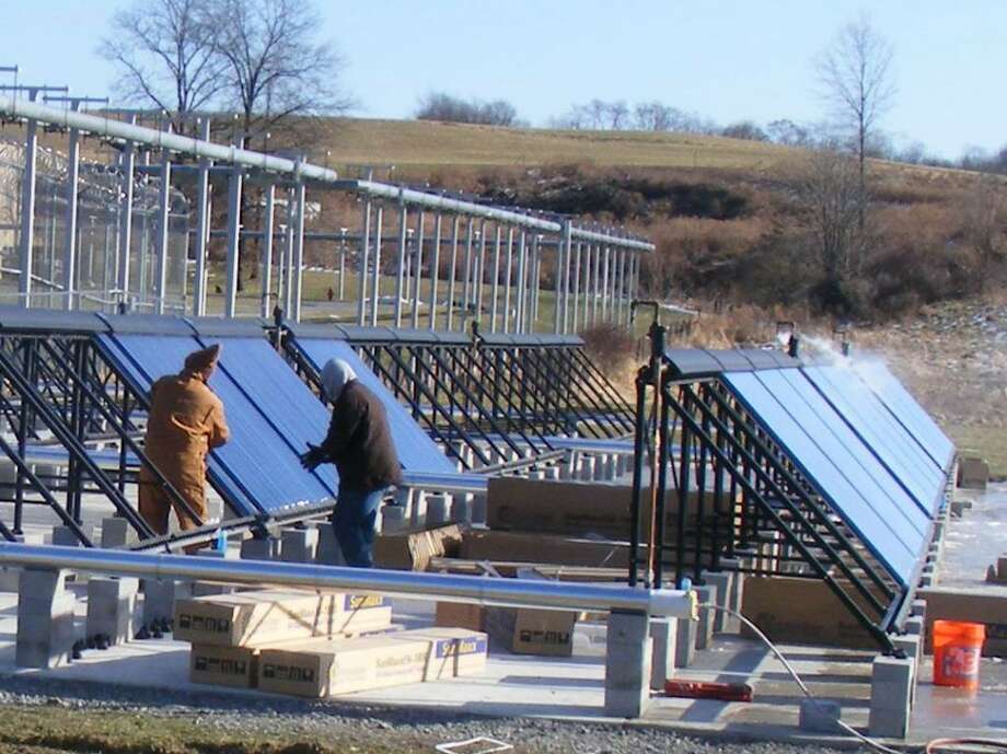 Prison goes solar for hot water - Times Union