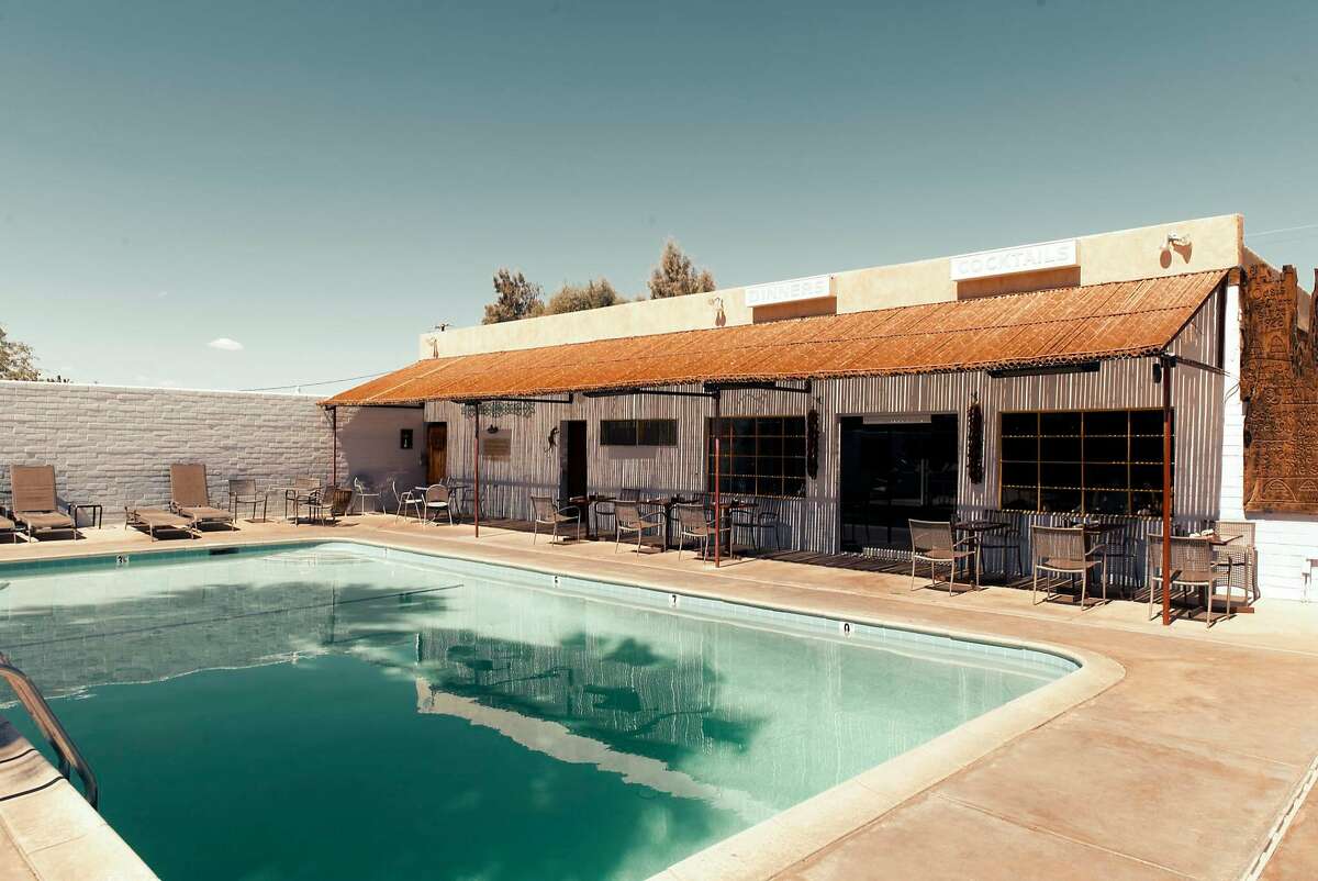 The pool at the 29 Palms Inn, Courtesy Christopher Michel-Flickr