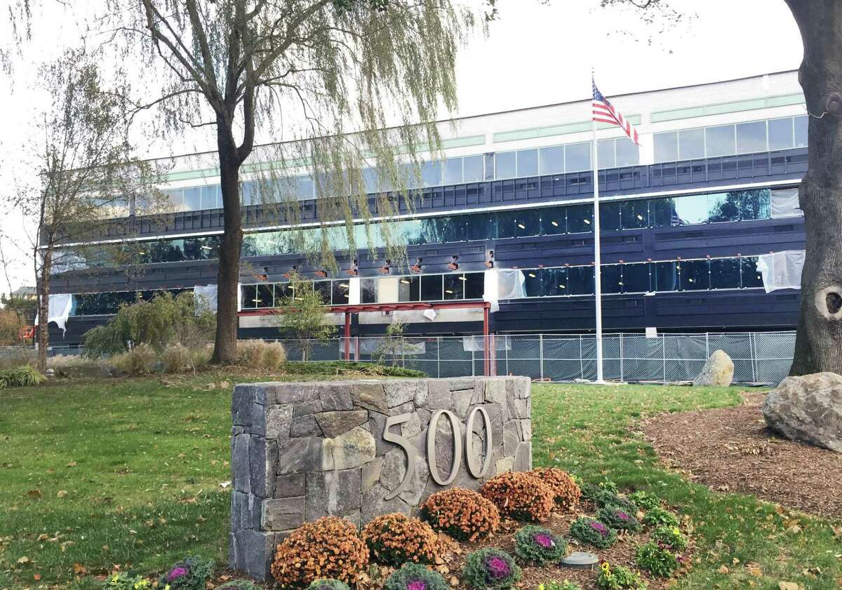 The office building located at 500 West Putnam Avenue in Greenwich, Conn., Wednesday, Nov. 15, 2017. Greenwich Hospital quadrupled its footprint there in 2017.