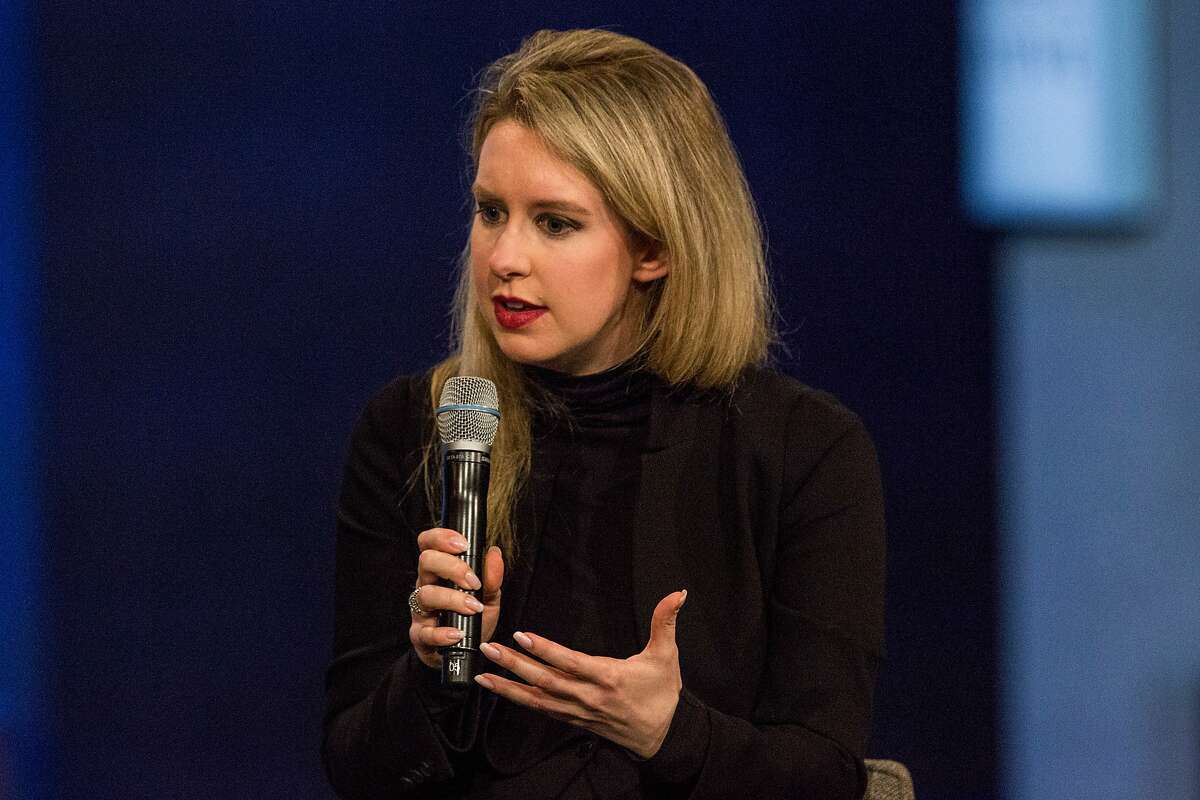 NEW YORK, NY - SEPTEMBER 29: Elizabeth Holmes, founder and CEO of Theranos, speaks at the Clinton Global Initiative's closing session on September 29, 2015 in New York City. The Clinton Global Initiative, happening simultaneously with the United Nation's General Assembly, invites leaders from politics, business and culture to discuss world issues. (Photo by Andrew Burton/Getty Images)