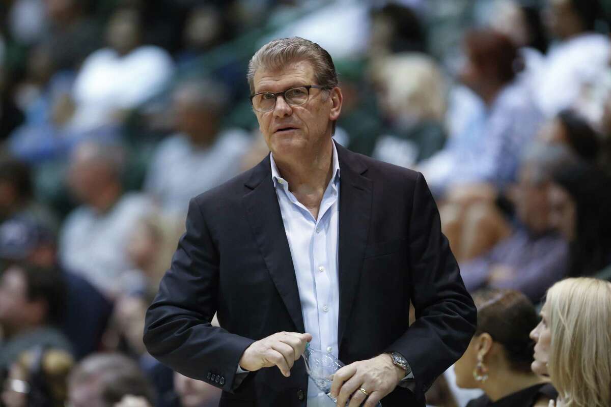 UConn coach Geno Auriemma has been named one of the finalists for the Naismith Women’s College Coach of the Year.