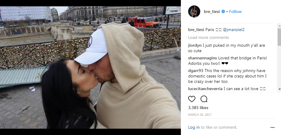 Johnny Manziel's New Wife Bre Tiesi Shows Off Wedding Ring, Another Thong