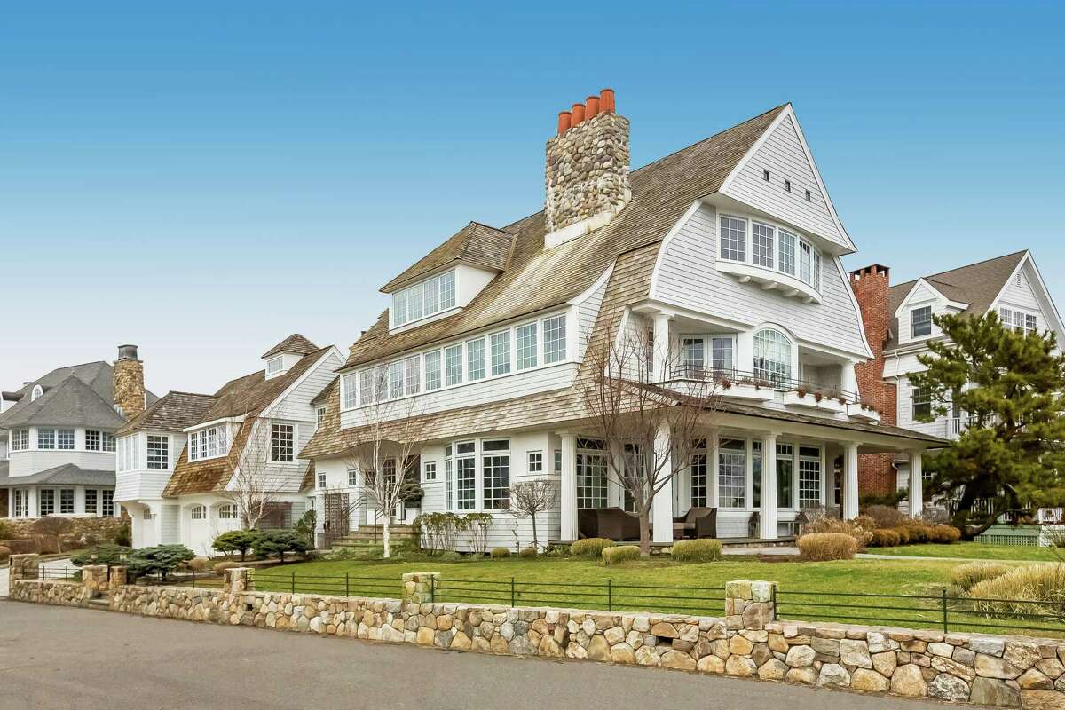 The $4.8 million home at 13 Crescent Beach Road in Norwalk was built by well-known local architect Roger Bartels.