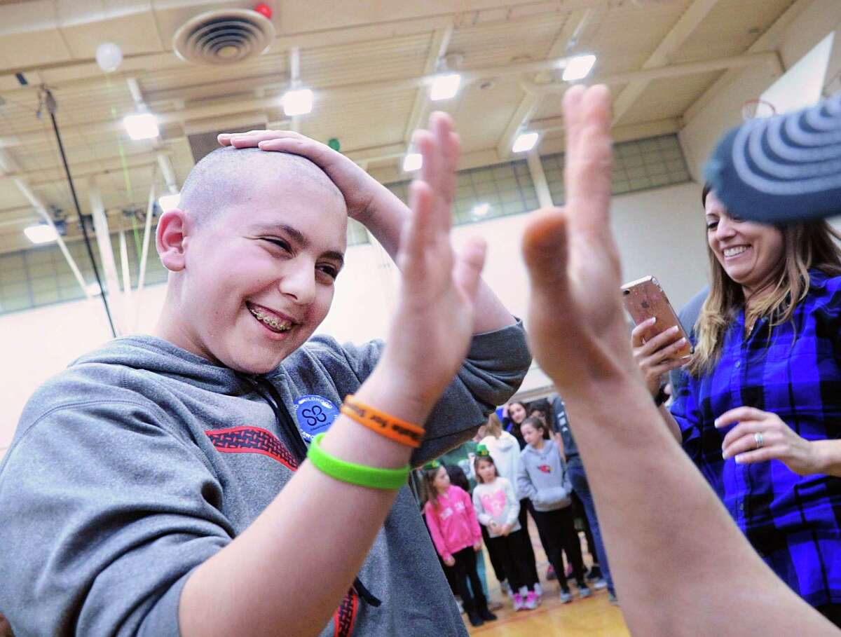 Photos St. Baldrick’s Head Shave event at WMS