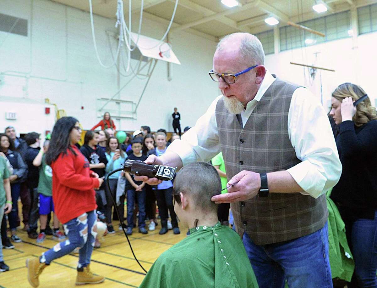 Photos St. Baldrick’s Head Shave event at WMS