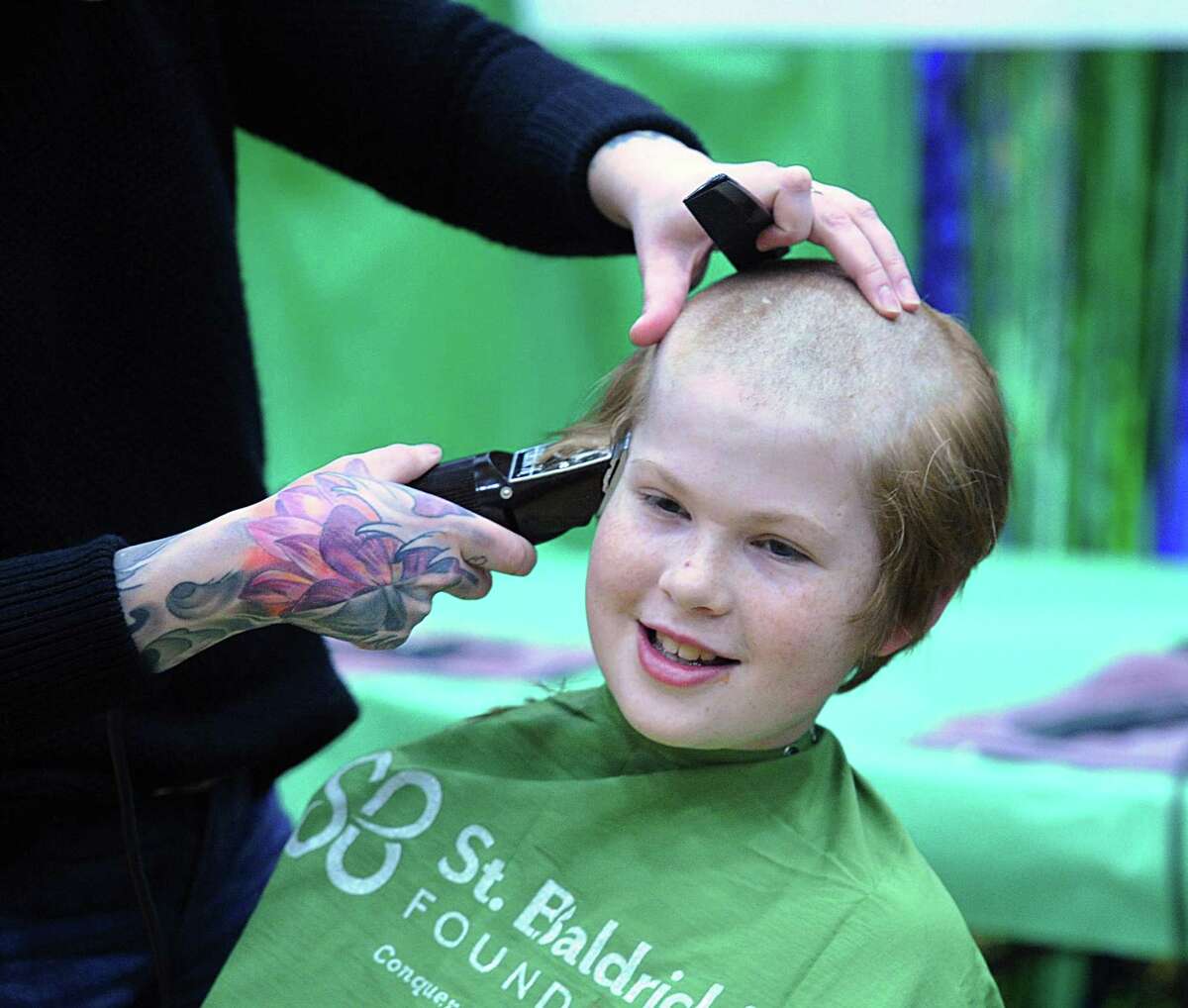 Photos St. Baldrick’s Head Shave event at WMS