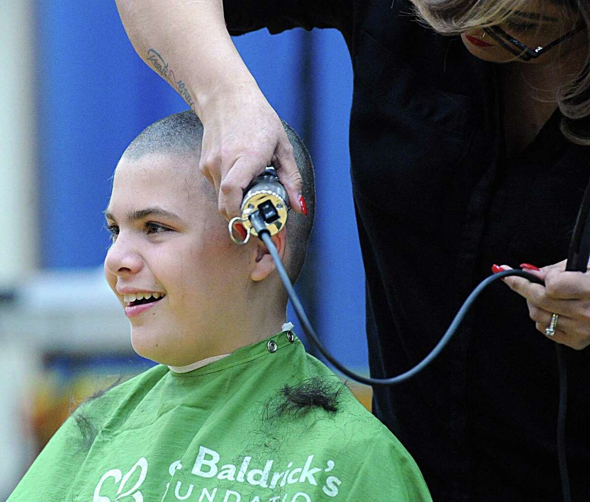 Photos St. Baldrick’s Head Shave event at WMS