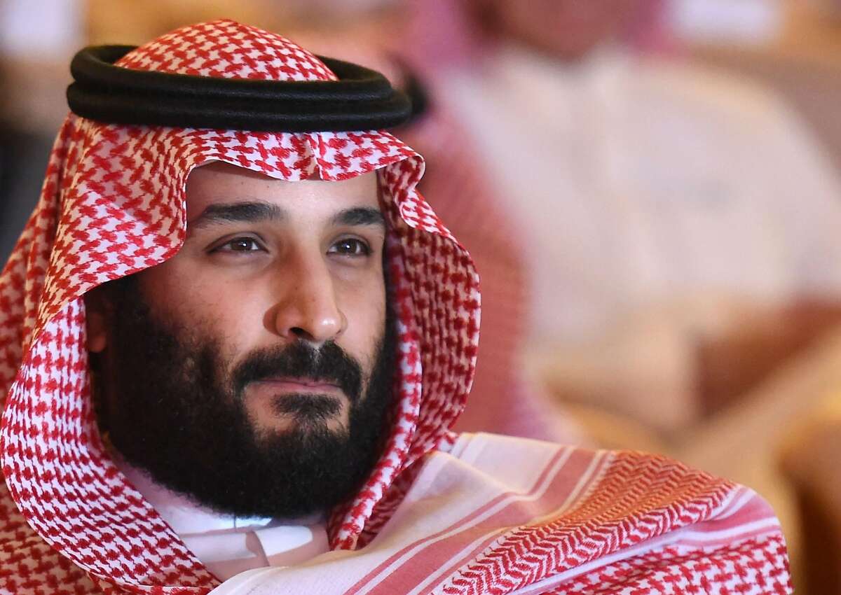 Saudi Crown Prince Mohammed bin Salman attends the Future Investment Initiative (FII) conference in Riyadh, on October 24, 2017. The Crown Prince pledged a "moderate, open" Saudi Arabia, breaking with ultra-conservative clerics in favour of an image catering to foreign investors and Saudi youth. "We are returning to what we were before -- a country of moderate Islam that is open to all religions and to the world," he said at the economic forum in Riyadh. 