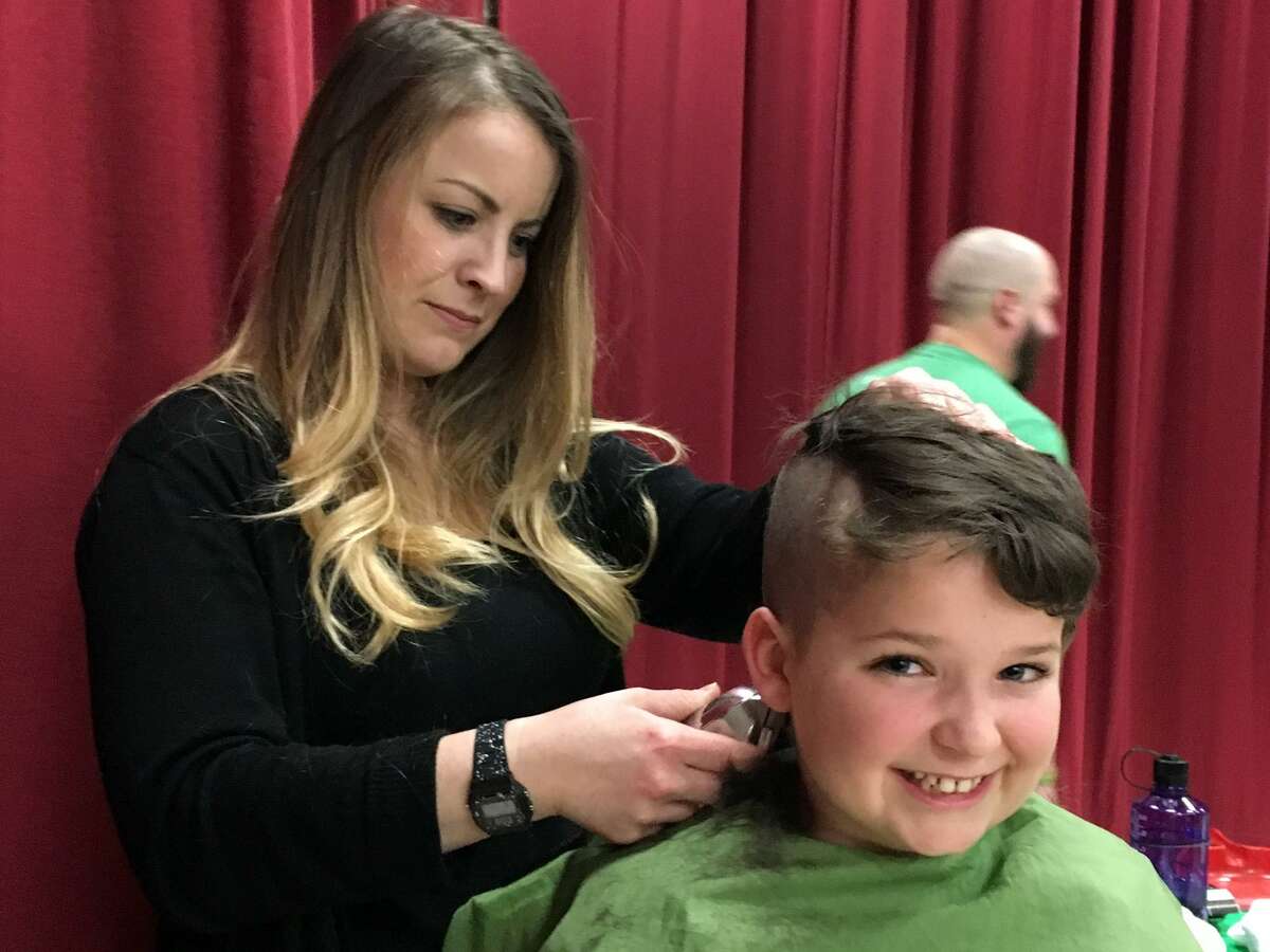 In Pictures: Stratfield students shave their heads for charity