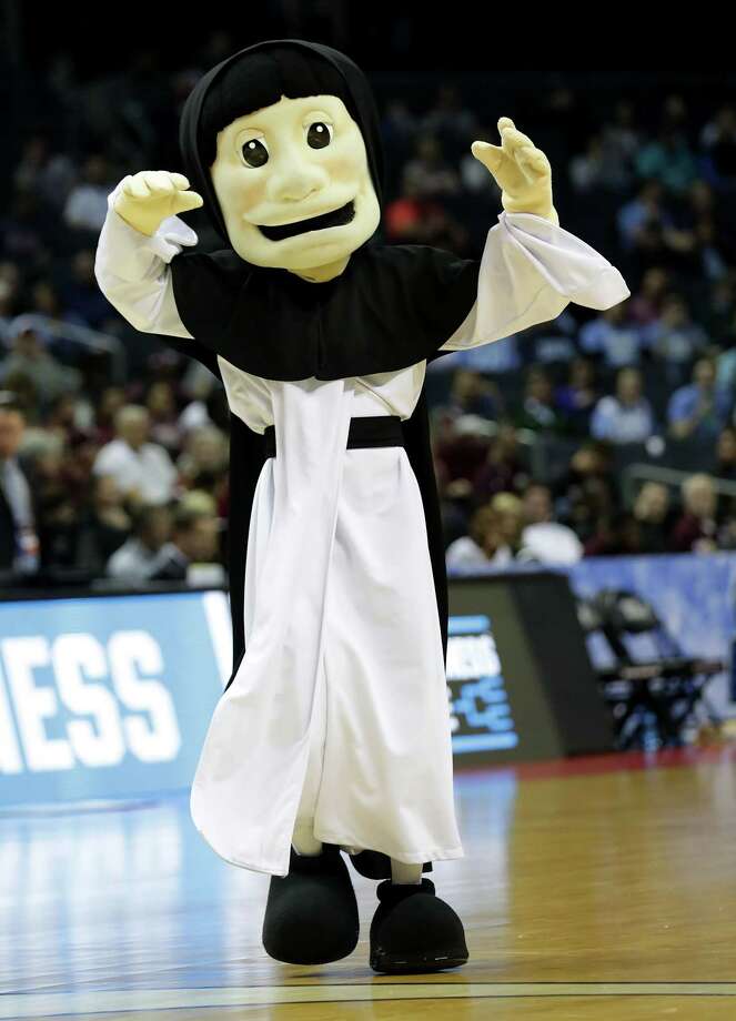 Providence’s ghostly Friar edges Aggie yell leader in NCAA tourney ...