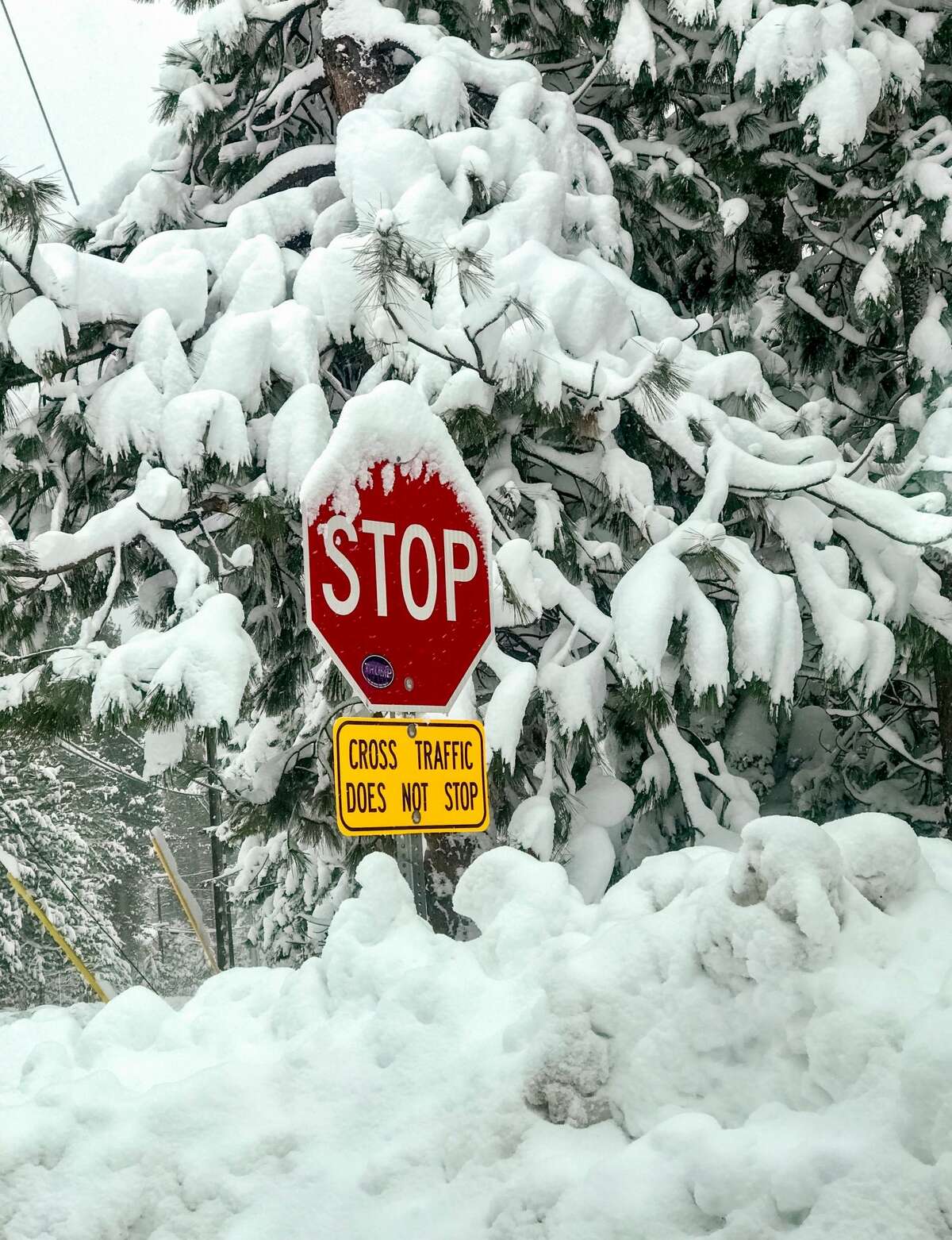 Lake Tahoe snow March 2018