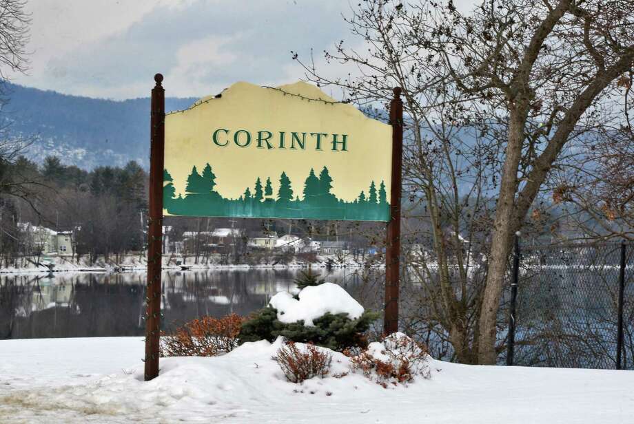 Sign at Corinth's Park and Beach on the Hudson River Thursday Feb. 15, 2018 in Corinth, NY.  (John Carl D'Annibale/Times Union) Photo: John Carl D'Annibale / 20042932A