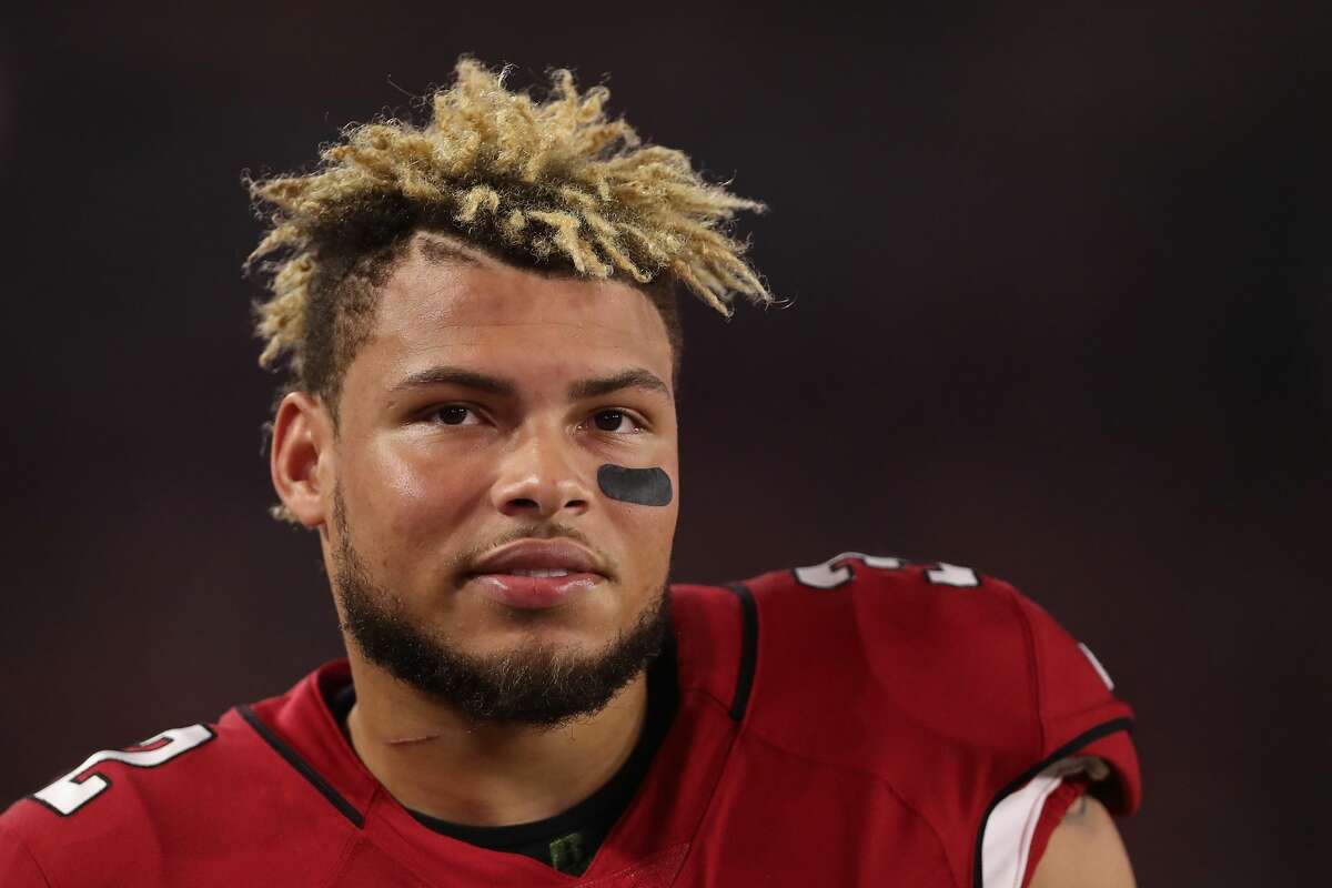 GLENDALE, AZ - AUGUST 12: Free safety Tyrann Mathieu #32 of the Arizona Cardinals watches from the sidelines during the NFL game against the Oakland Raiders at the University of Phoenix Stadium on August 12, 2017 in Glendale, Arizona. The Cardinals defeated the Raiders 20-10. (Photo by Christian Petersen/Getty Images)