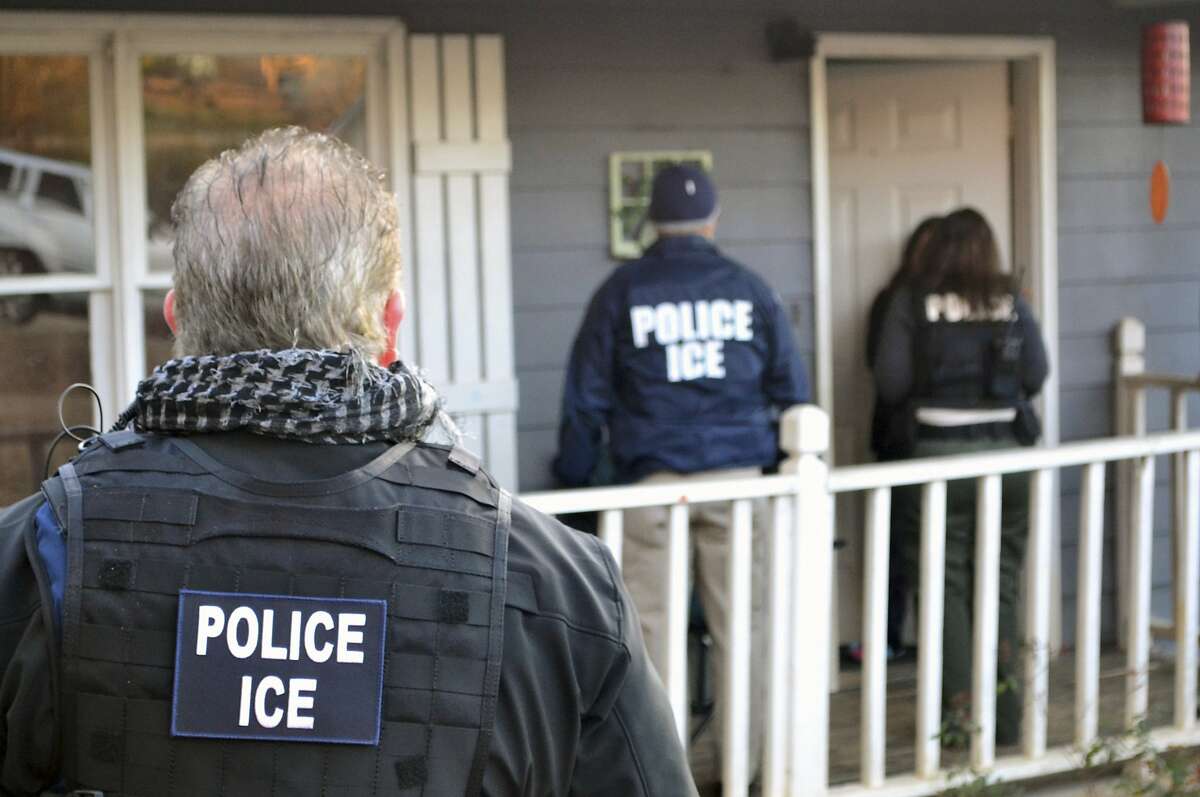 ICE also arrests people the old-fashioned way, by tracking them down and showing up at their homes or workplaces. But limited staff and resources constrain their ability to make multiple large-scale arrests at a time.