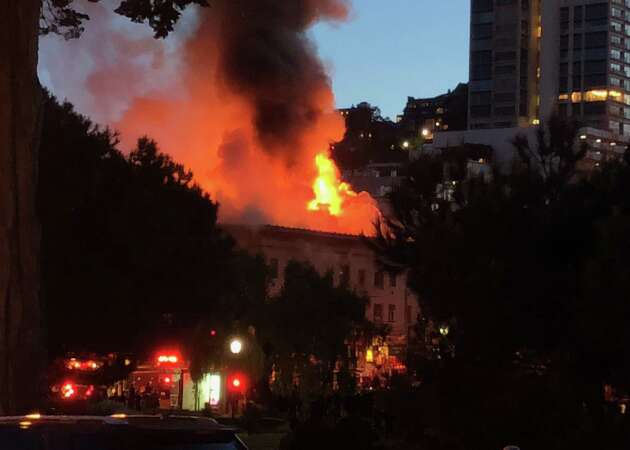 Supervisor Aaron Peskin rips SF fire chief as North Beach building burns