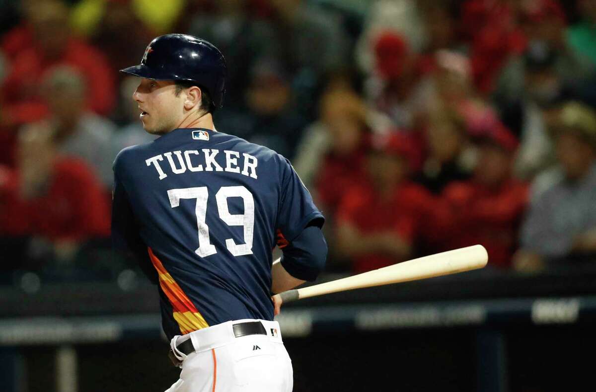 Phenom Kyle Tucker sent to minor league camp, but he's sure to be back